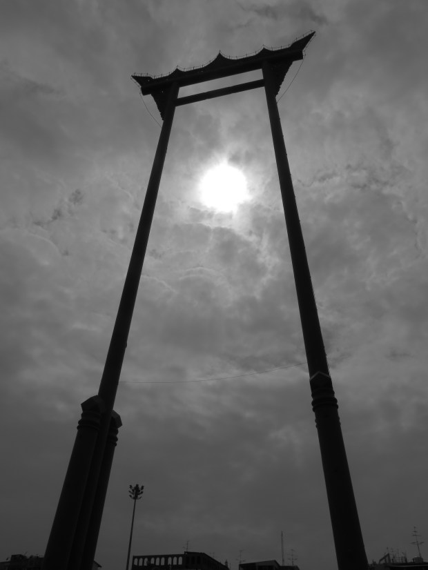 Giant Swing Bangkok bw